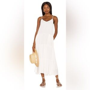 REVOLVE- 1 State- Tiered Maxi Dress -White
